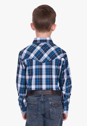 Wrangler Boys Tony Logo Long Sleeve Shirt