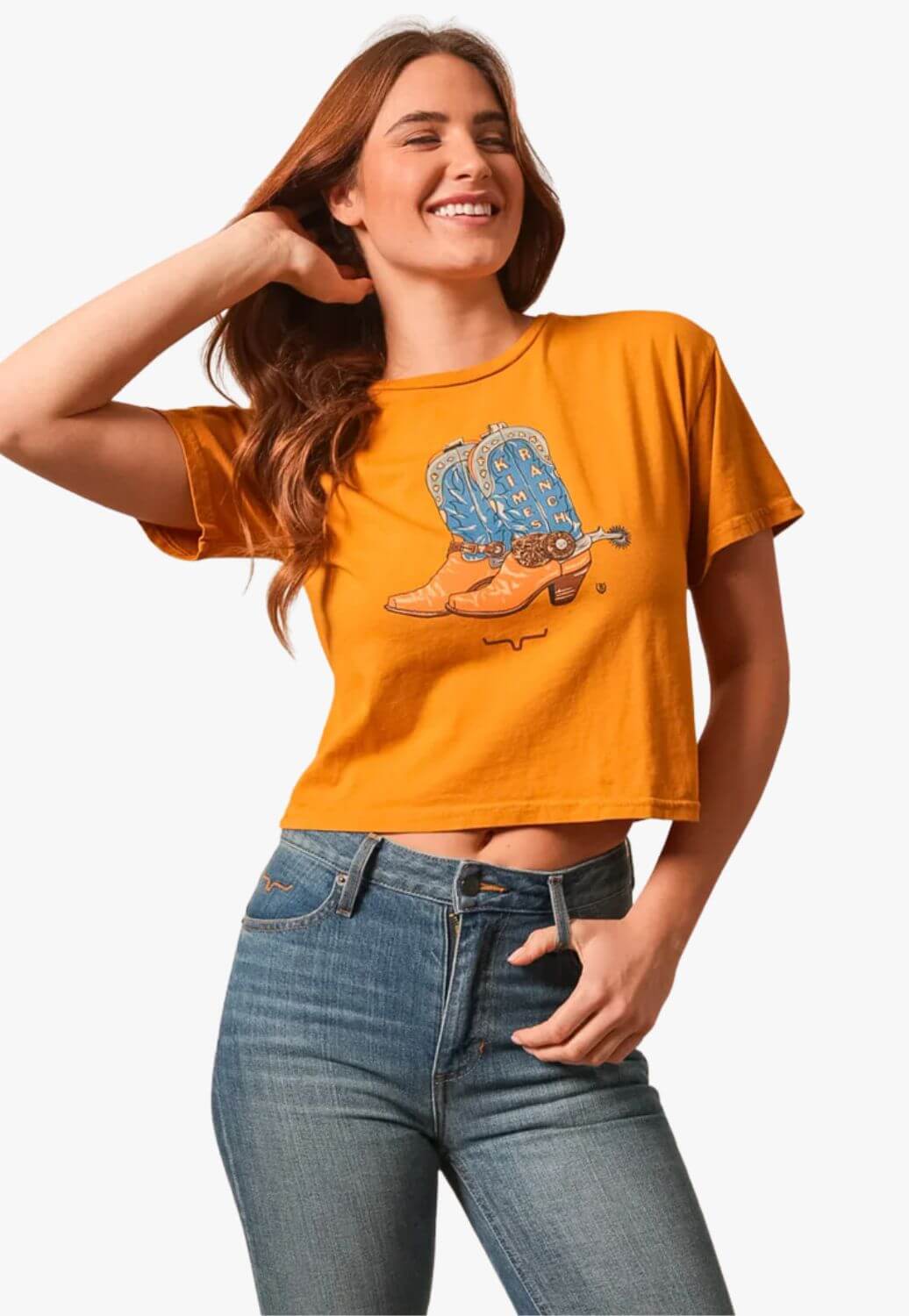 Kimes Ranch Womens Lucky B Boots For Walkin T-Shirt