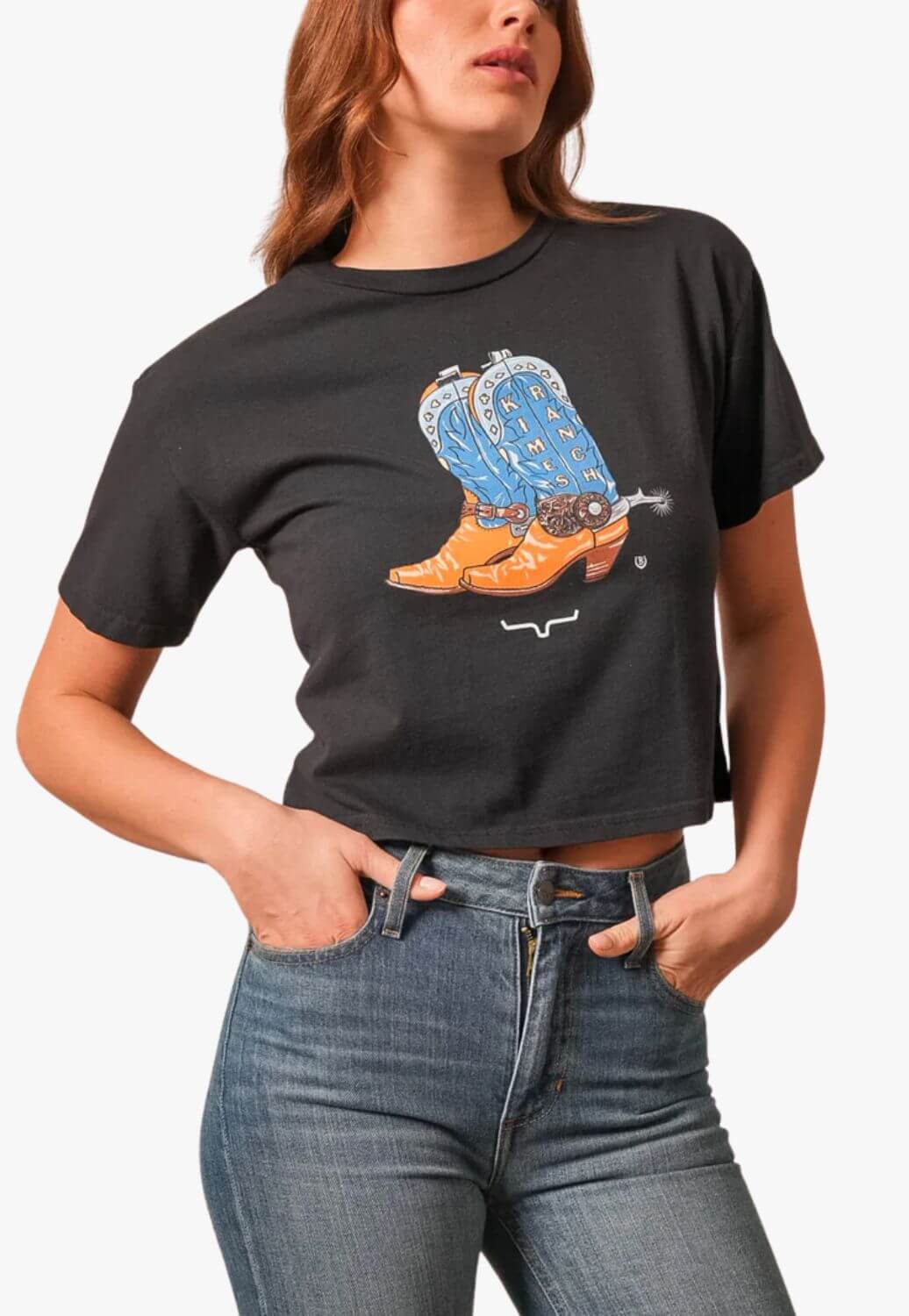 Kimes Ranch Womens Lucky B Boots For Walkin T-Shirt