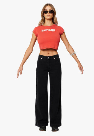 Abrand 95 Mid & Wide Brie Jeans