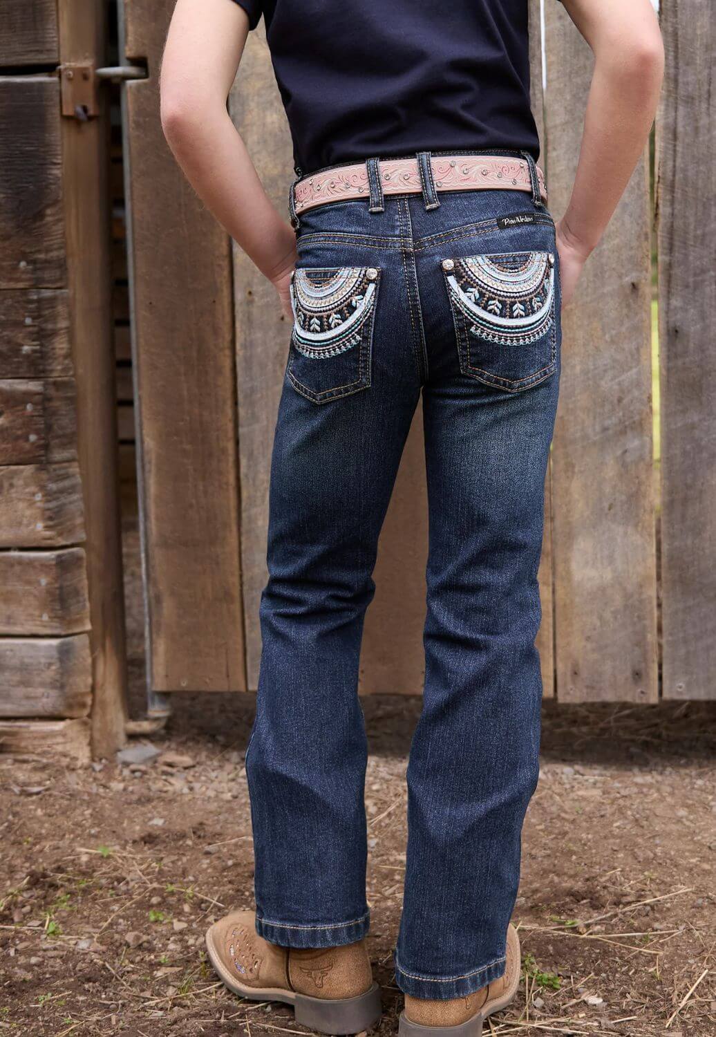 Pure Western Girls Pat Boot Cut Jean