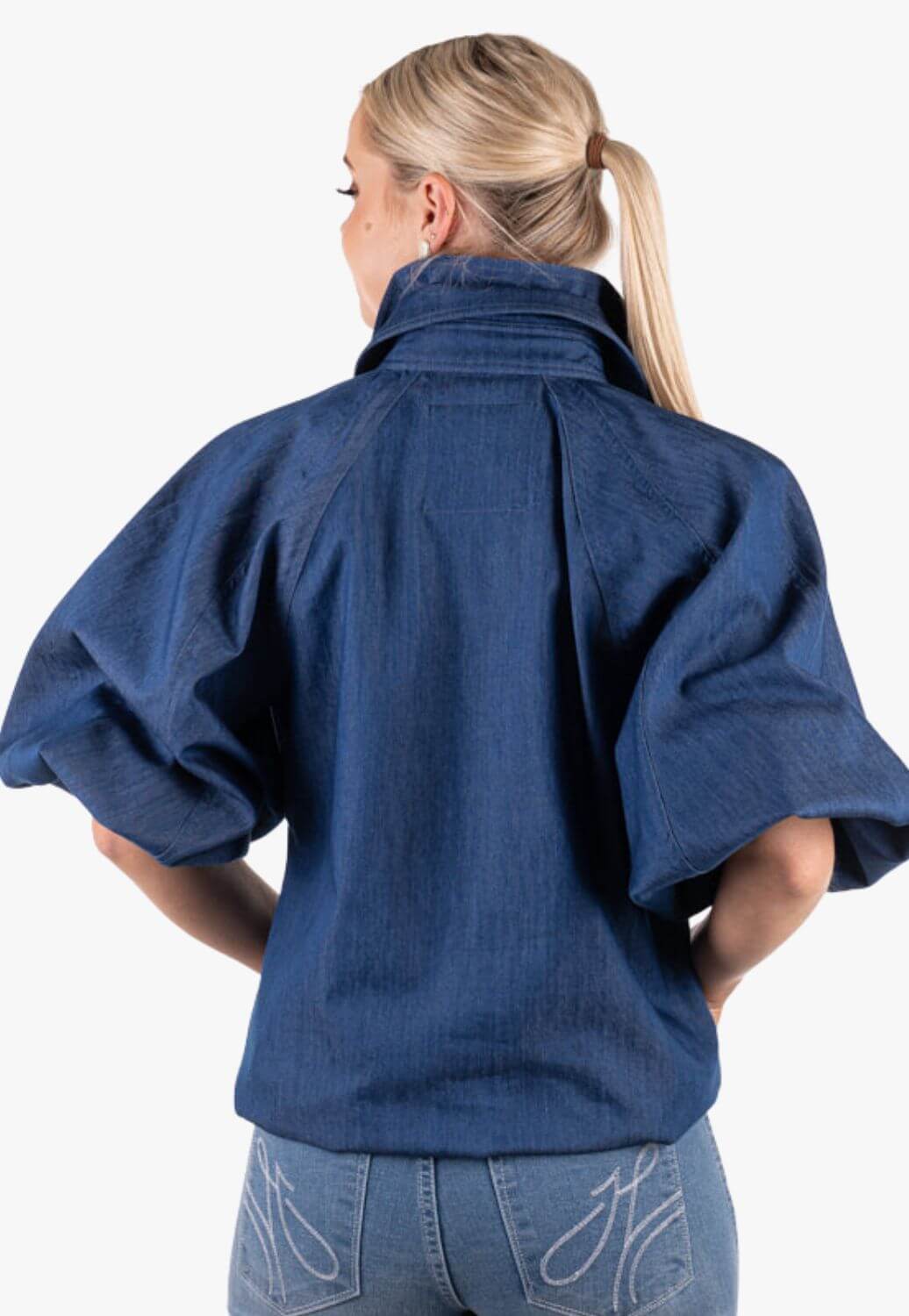 Hitchley &amp; Harrow Womens Double Collar Blouse