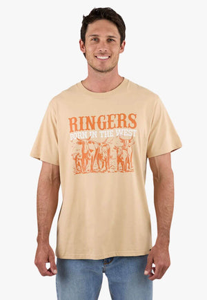 Ringers Western Mens Born In The West T-Shirt