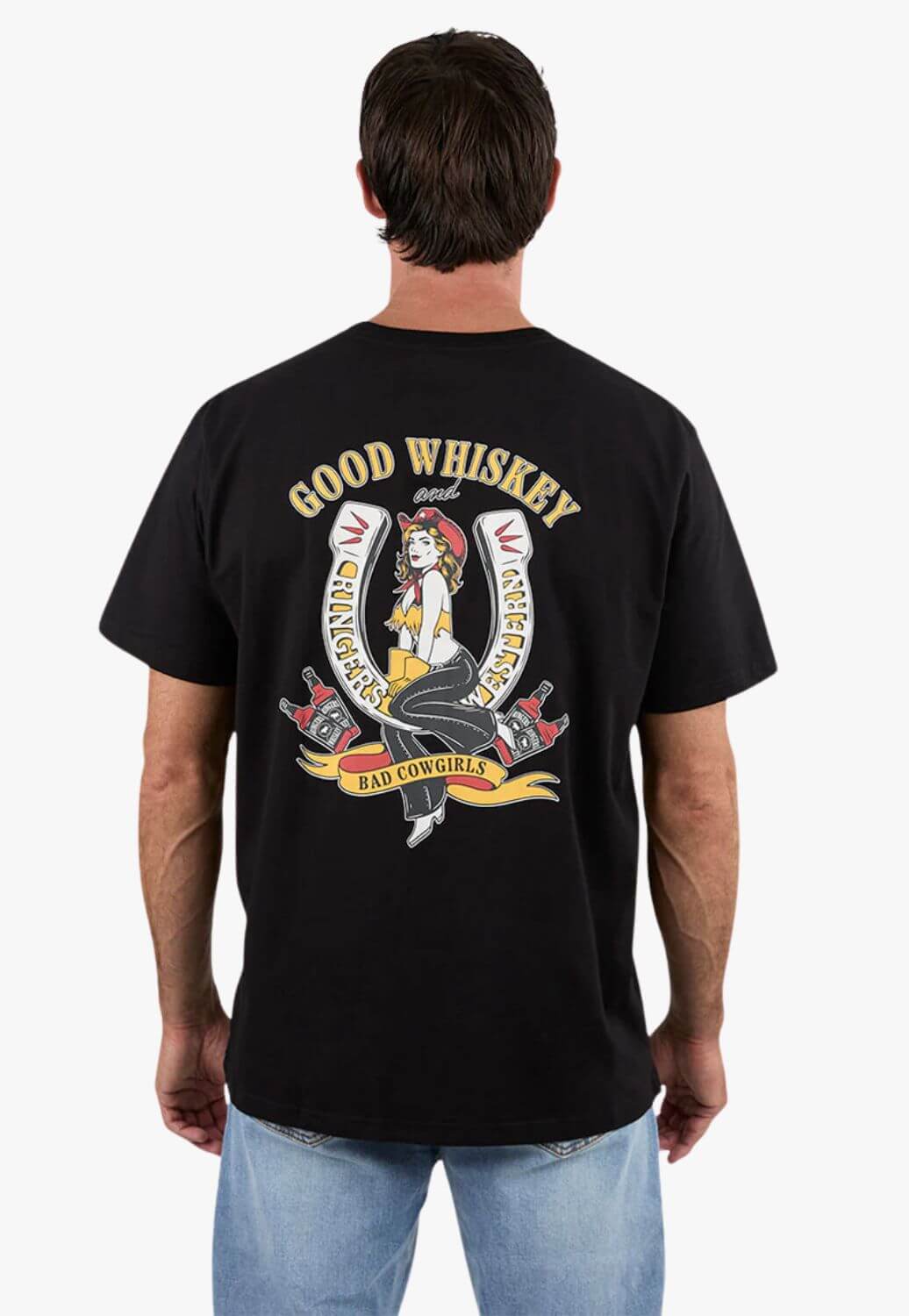 Ringers Western Mens Bad Cowgirls T-Shirt