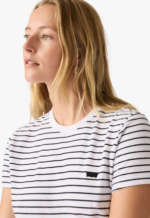 Levi Womens Favourite T-Shirt Stripe