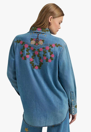 Wrangler X Lainey Wilson Womens Embroidered Shirt