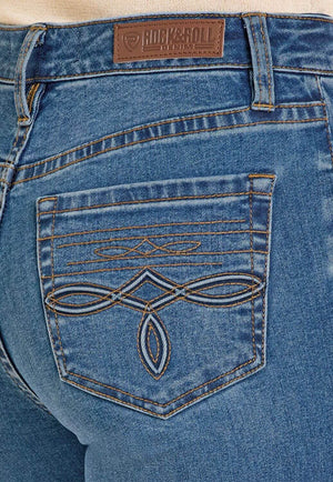 Rock & Roll Womens High Rise Trouser Jean