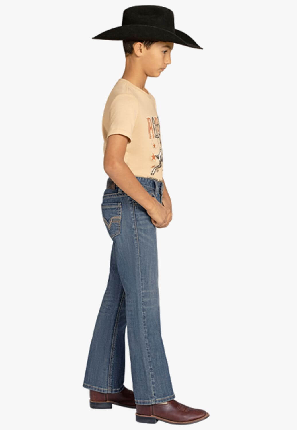 Rock & Roll Boys Step Stitch Bootcut Jean