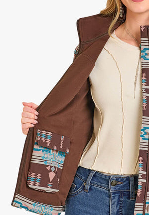 Rock & Roll Womens Aztec Print Jacket