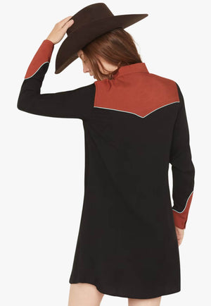 Panhandle Slim Womens Retro Long Sleeve Dress