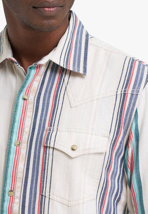 Wrangler Mens Retro Long Sleeve Shirt