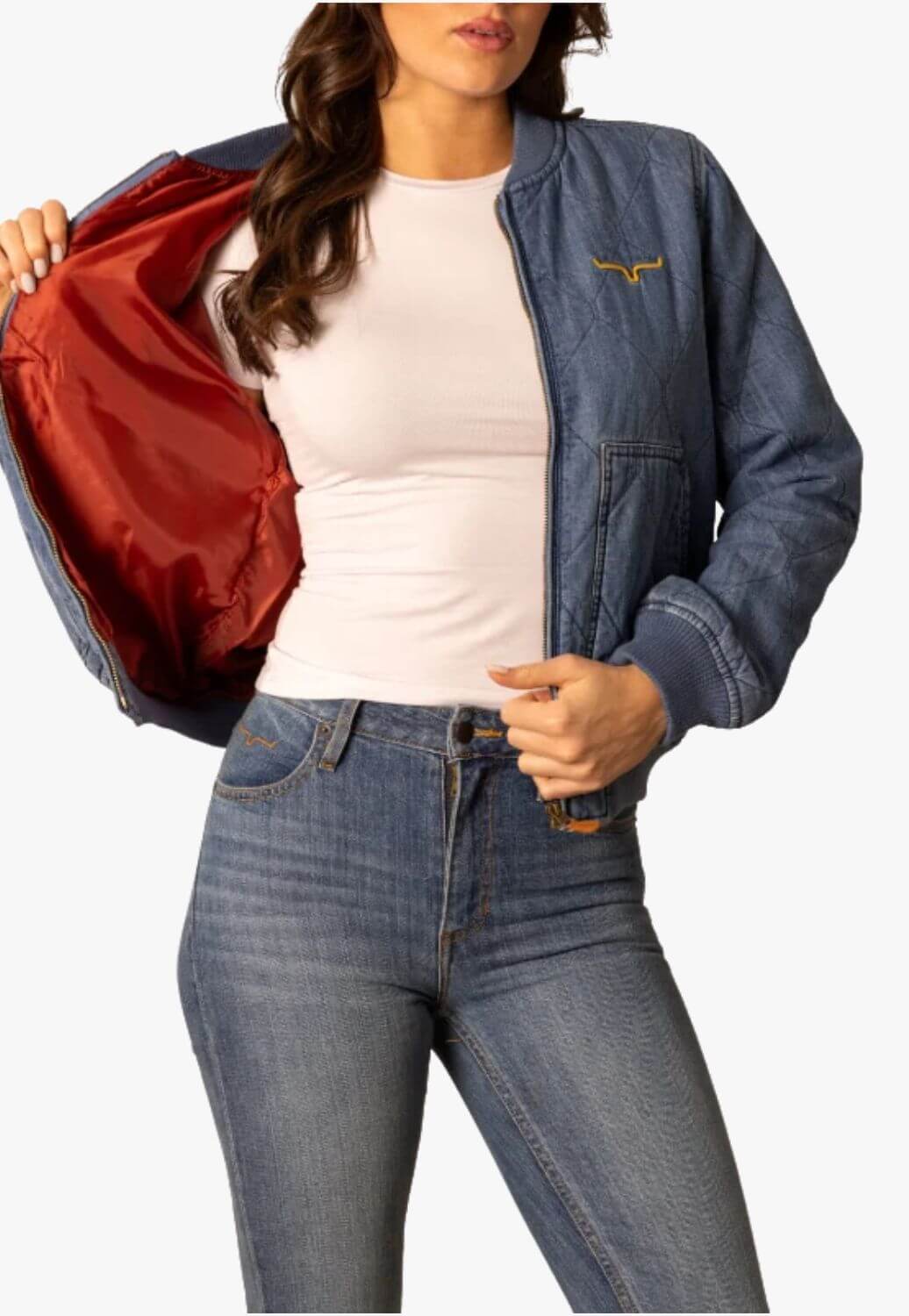 Kimes Ranch Womens Marinos Bomber Jacket