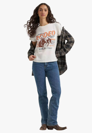 Wrangler Womens Giddy Up Retro T-Shirt