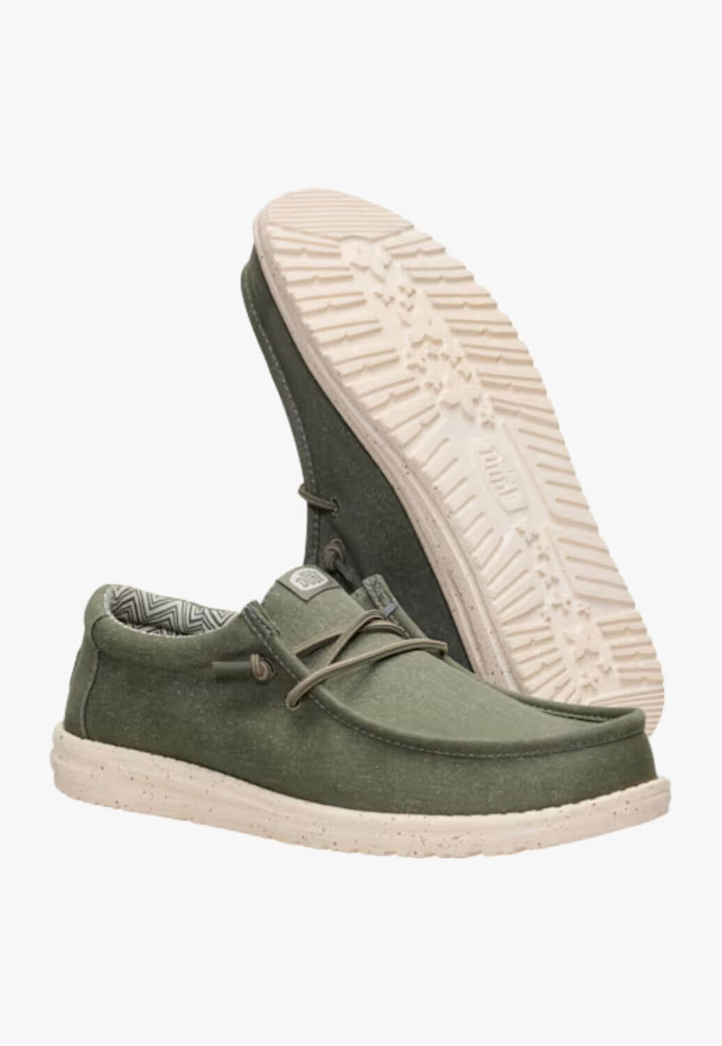 Hey Dude Mens Wally Stretch Canvas Shoe
