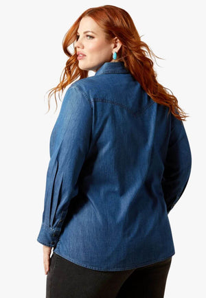 Ariat Womens Snap Button Long Sleeve Shirt