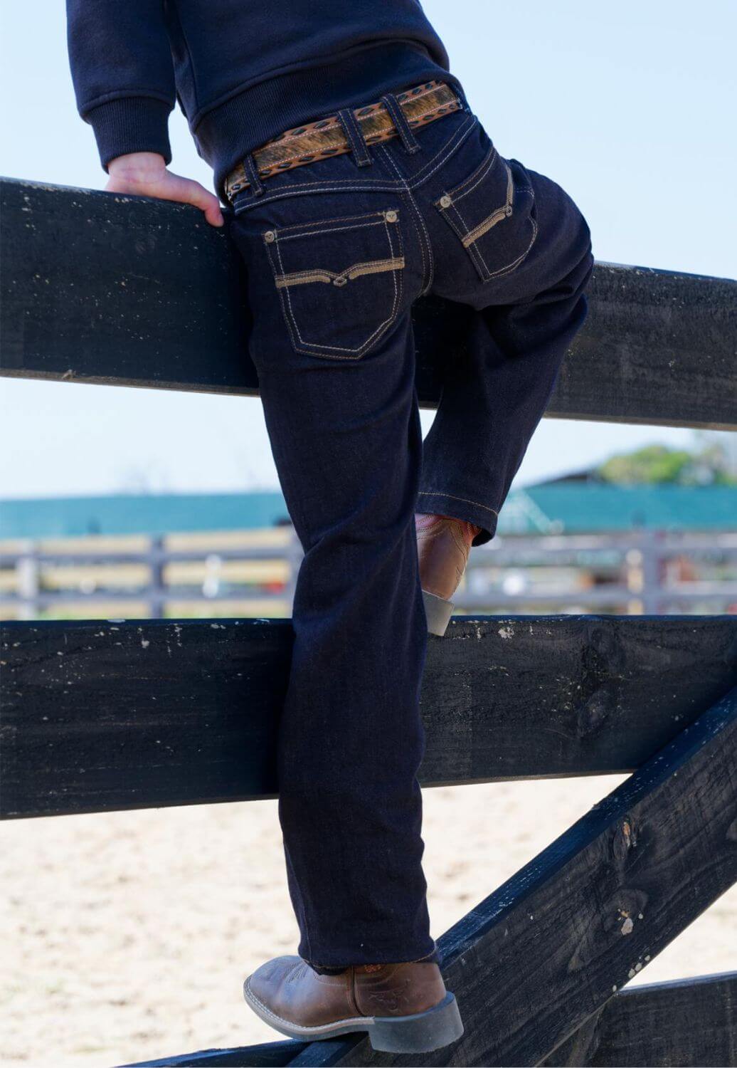Pure Western Boys Hawkins Straight Leg Jean