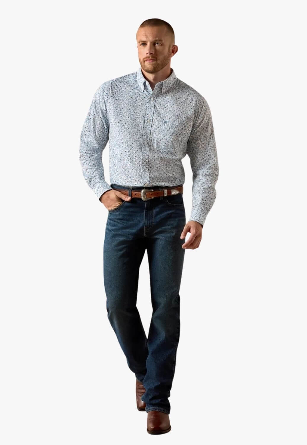 Ariat Mens Jennings Long Sleeve Shirt