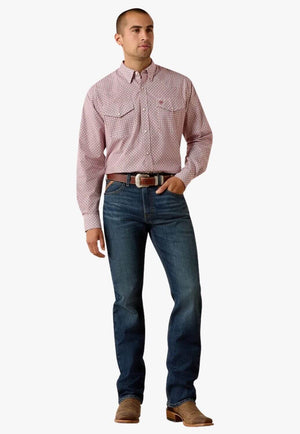 Ariat Mens Long Sleeve Snap Shirt