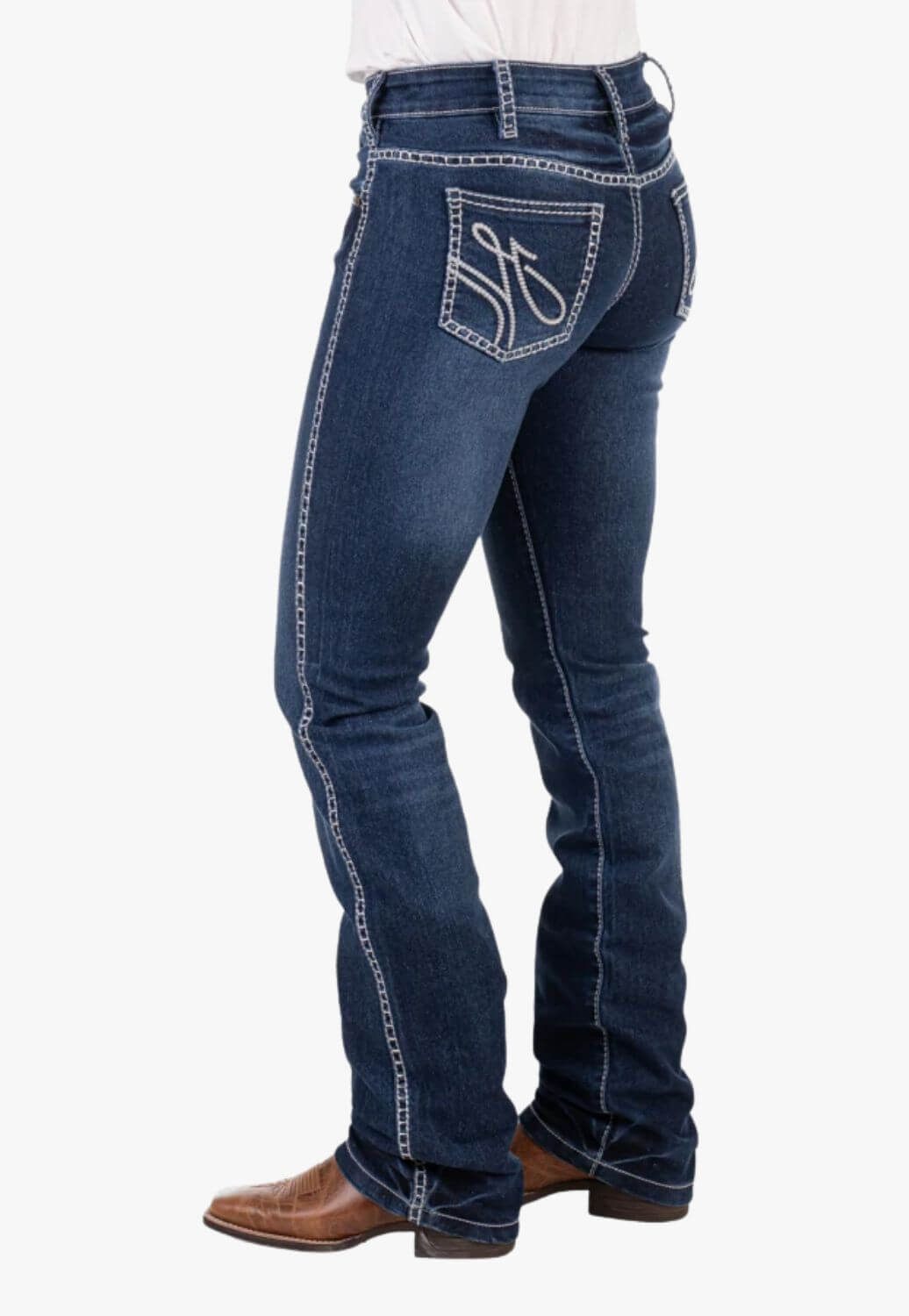 Hitchley &amp; Harrow Womens Mid Rise Jean