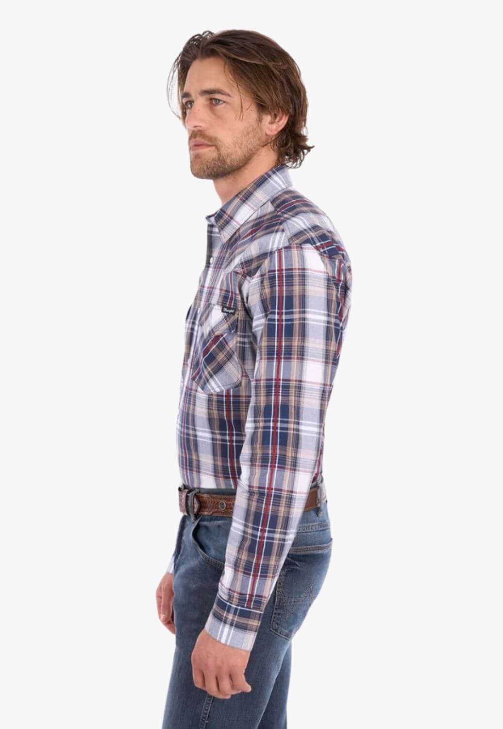 Wrangler Mens Shaun Long Sleeve Shirt