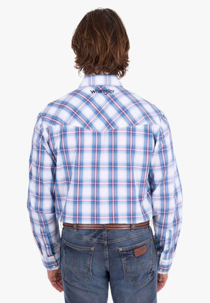 Wrangler Mens  Louis Long Sleeve Shirt