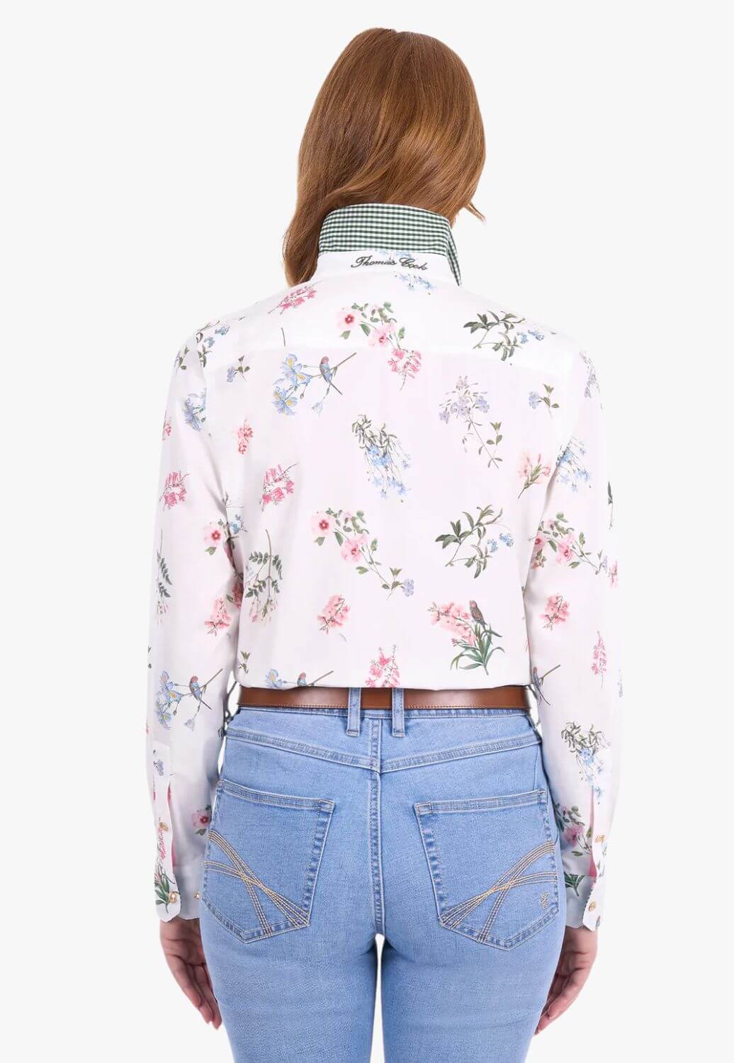 Thomas Cook Womens Mona Long Sleeve Shirt Pink Floral 8