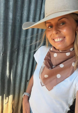 Treasure Chest Co Womens Polka Dot Scarf