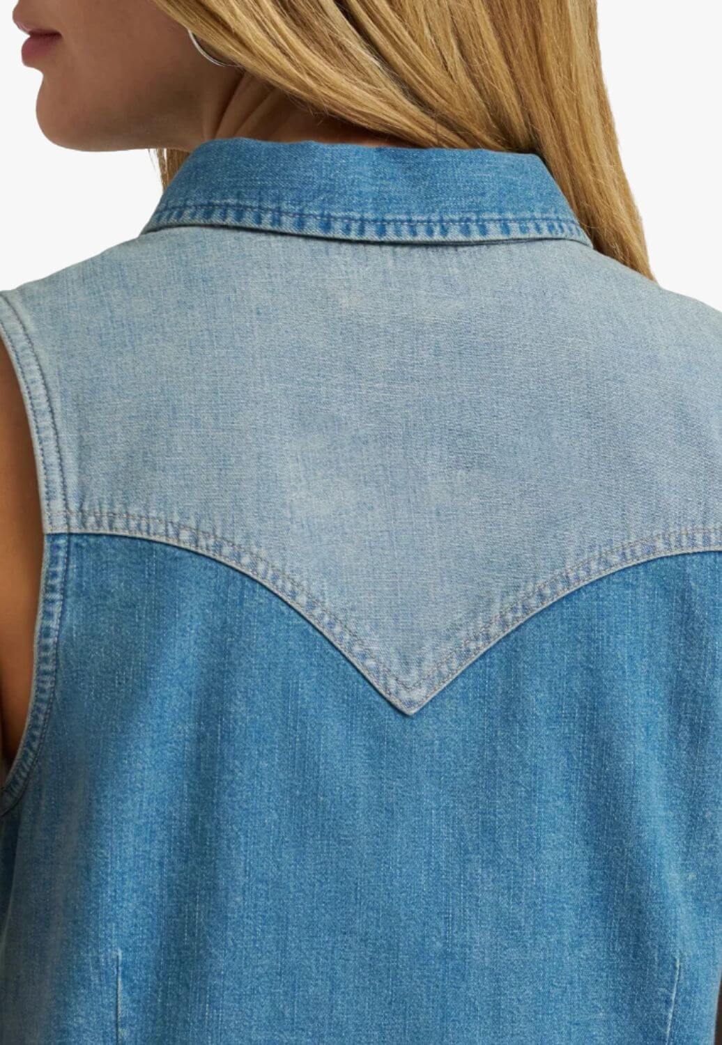 Wrangler Womens Denim Snap Shirt