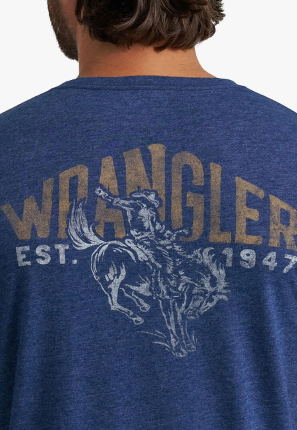 Wrangler Mens Back Rider Graphic T-Shirt