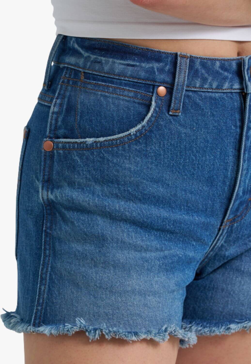 Wrangler Womens High Rise Shorts