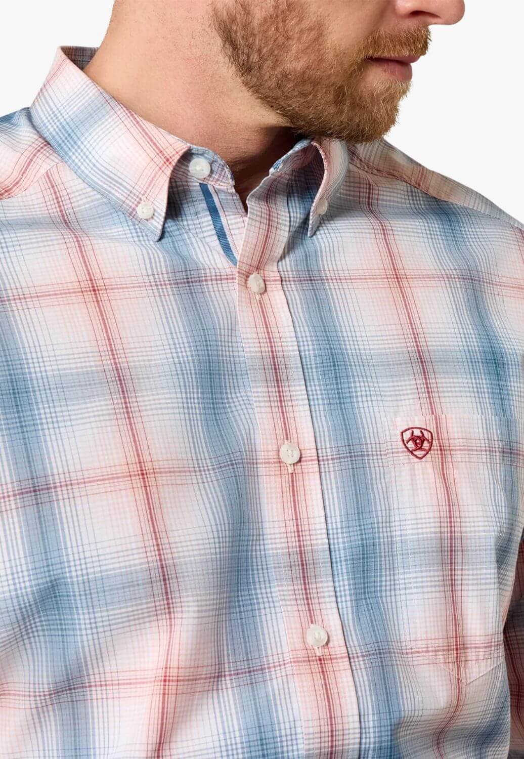Ariat Mens Pro Series Teddy Long Sleeve Shirt