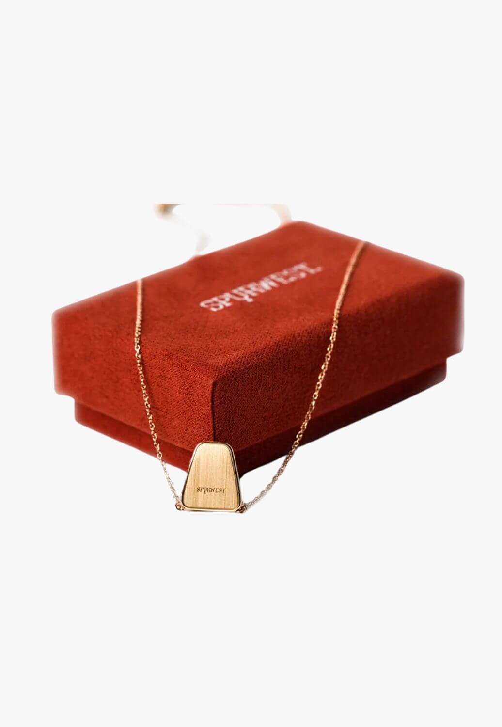 SpurWest Dallas Square Toe Necklace