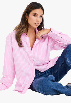 Stories Be Told Womens Oversized Boyfriend Shirt