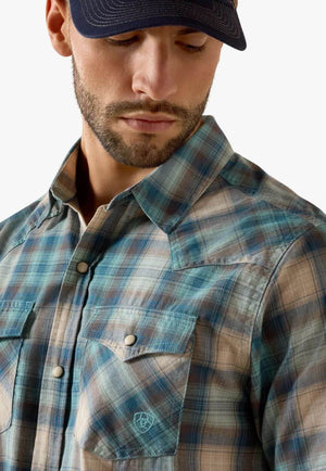 Ariat Mens Halden Short Sleeve Snap Shirt