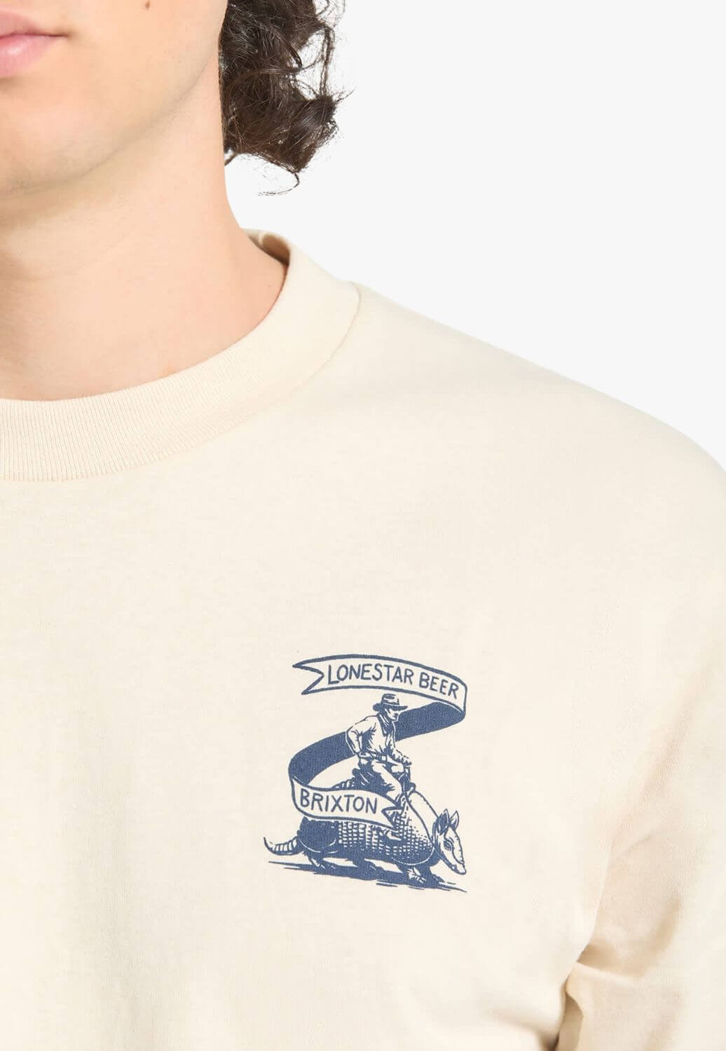 Brixton Mens Lone Star Armadillo T-Shirt
