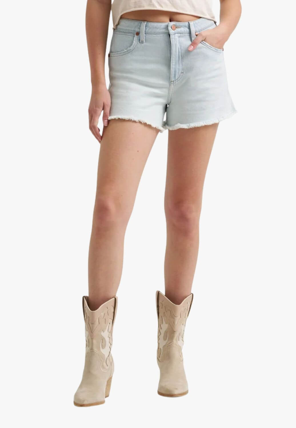 Wrangler Womens High Rise Shorts