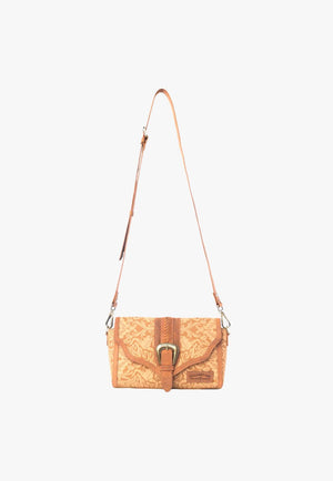 Myra Yellowstone Maverick Sky Crossbody with Buckle