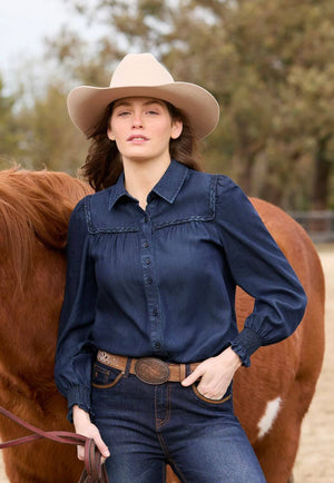 Pure Western Womens Daniela Long Sleeve Shirt