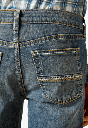 Ariat Boys B4 Sebastian Boot Cut Jean - Wave