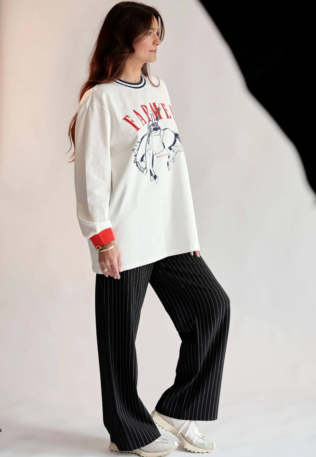 Whitney Spicer Bronc Ringer Long Sleeve Tee