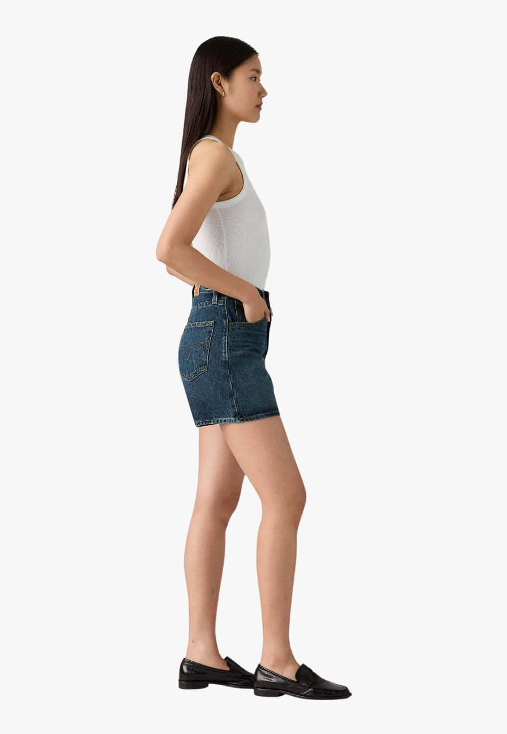 Levis Womens Cinch Mid Thigh Shorts