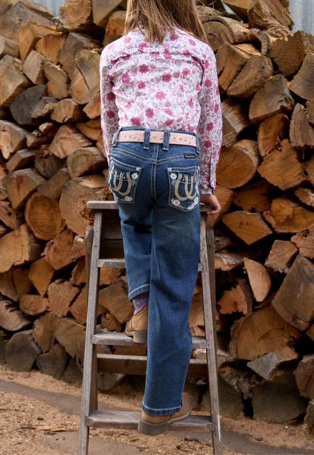 Pure Western Girls Louisa Straight Leg Jeans