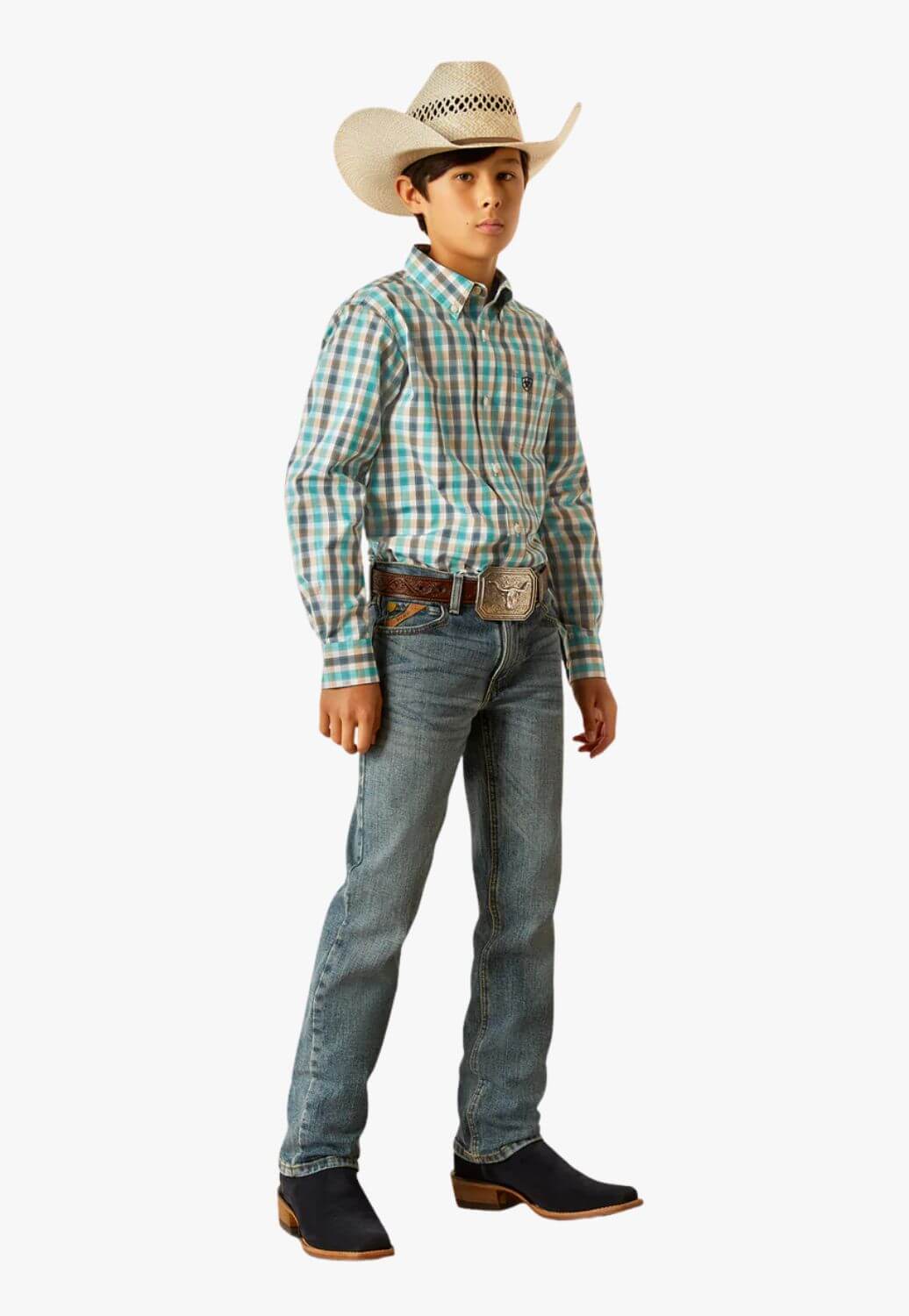 Ariat Boys Pro Series Johnathan Long Sleeve Shirt