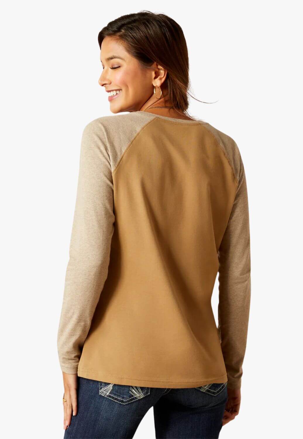 Ariat Womens Tucson Baseball Long Sleeve T-Shirt