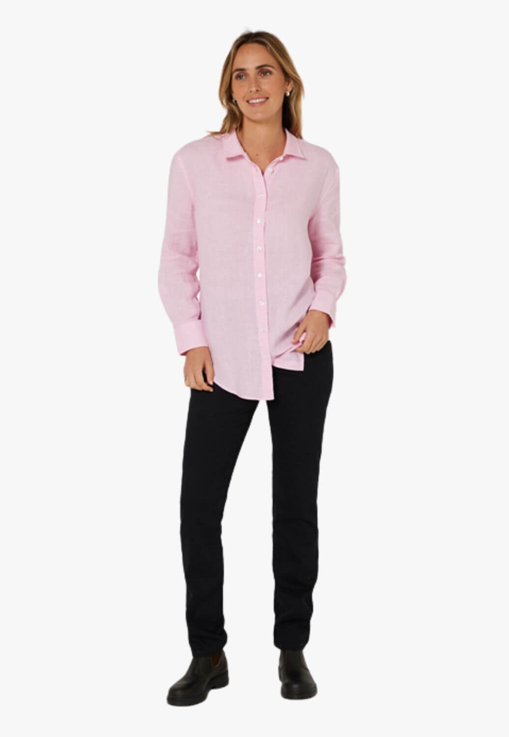 Pilbara Womens Linen Long Sleeve Shirt