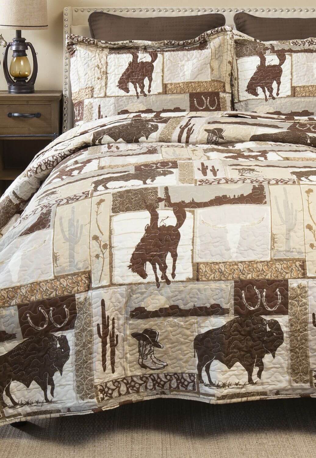 Wrangler Vintage Cowboy Quilt Set