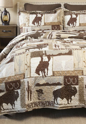 Wrangler Vintage Cowboy Quilt Set