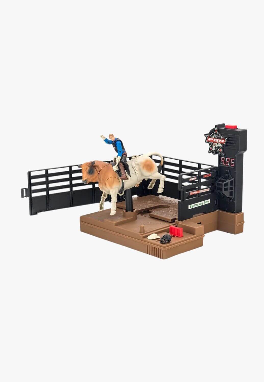 Big Country Toys PBR Bucking Bull and Rider