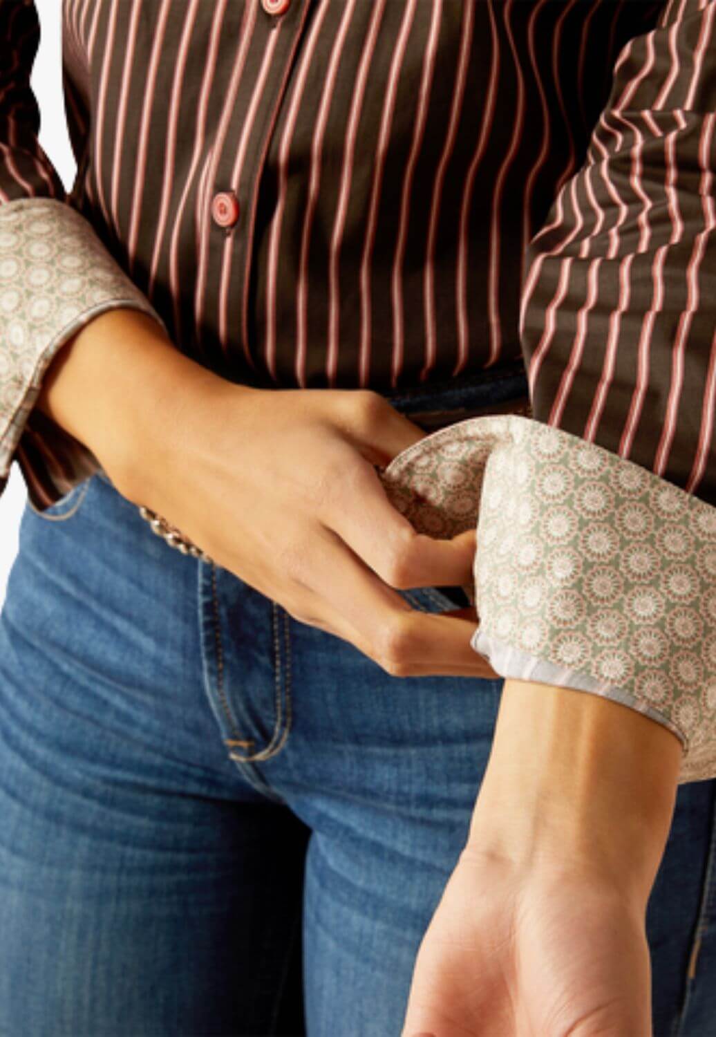 Ariat Womens Kirby Stripe Long Sleeve Shirt