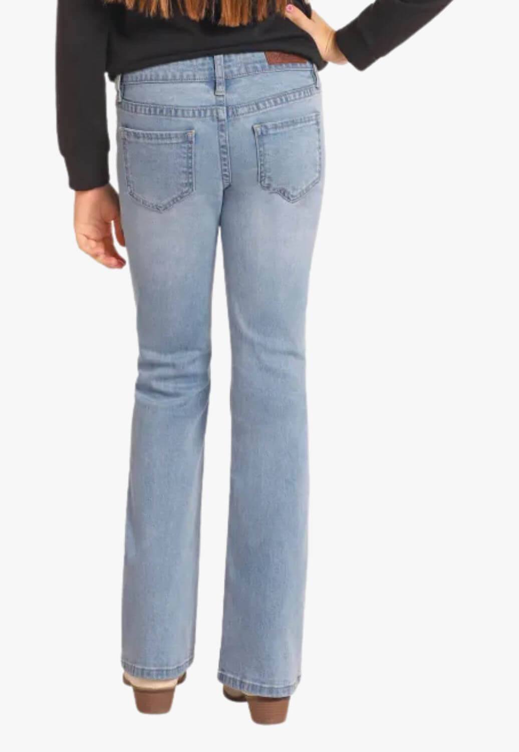 Rock and Roll Girls Detail Pocket Bootcut Jean